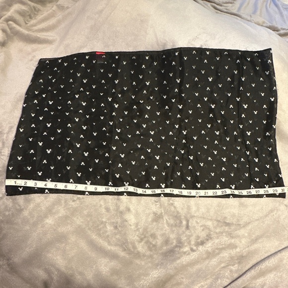 Disney Mickey Mouse Head Infinity Scarf Black White Sheer Light Disneybound - Picture 4 of 9